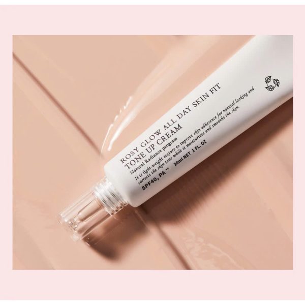 Kem chống nắng nâng Tone Rosy Glow All Day Skin Fit - Reboncel - Tuýp 30ml - Hình ảnh 3