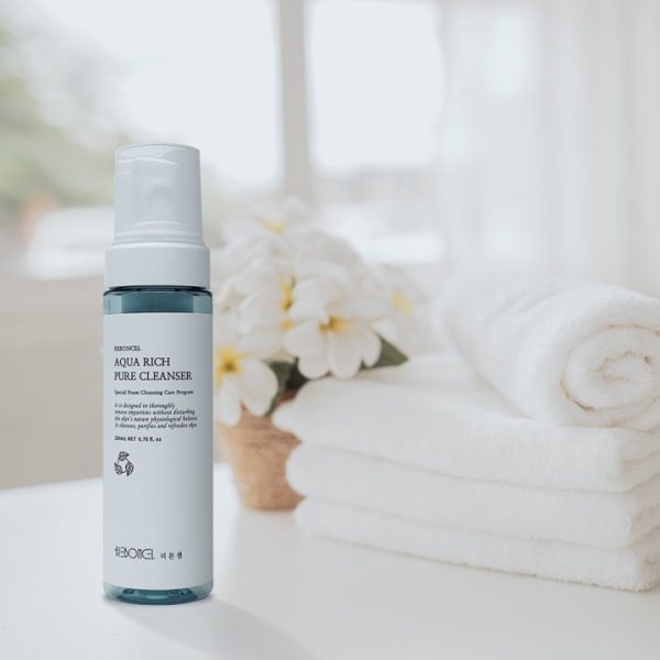Sữa Rửa Mặt Tạo Bọt Reboncel Aqua Rich Pure Cleanser - 200ml - Hình ảnh 3