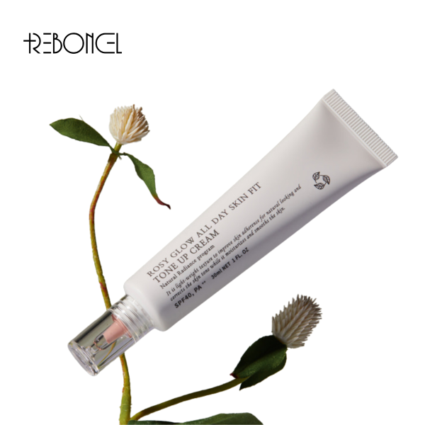 Kem chống nắng nâng Tone Rosy Glow All Day Skin Fit - Reboncel - Tuýp 30ml