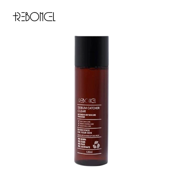 Dung dịch làm sạch sâu, kiềm dầu - Sebum Catcher Clear Reboncel 120ml